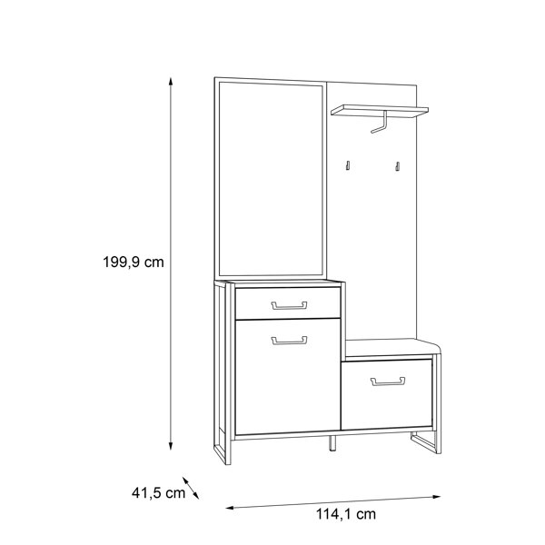 LoftDesigns Garderobe Hud | Wayfair.de